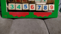 Дървена детска образователна играчка. Немска азбука и числа с примерни думички и картинки. , снимка 5