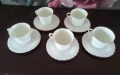 Комплект 5 бр чаши за кафе костен порцелан, снимка 2