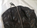 H&M нов кожен топ корсет-бюстие с цип отпред р-р XS , снимка 3