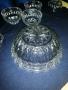 Голяма купа с купички от оловно стъкло, снимка 7