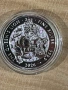 Сребро 2 oz Лъвът - Зверовете на Тюдорите - 2026, снимка 3