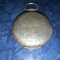 Стара сребърна рамка от часовник, снимка 2 - Антикварни и старинни предмети - 45161553