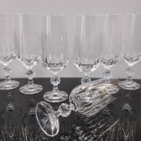 Комплект от 6 кристални чаши за бяло вино/шампанско. , снимка 14 - Чаши - 44969041
