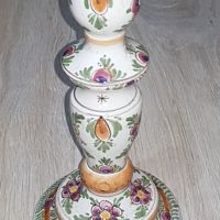 Старинен керамичен свещник- Делфт, снимка 2 - Антикварни и старинни предмети - 45735781