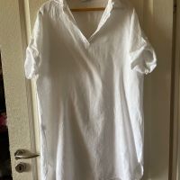 Нова елегантна бяла туника риза 100%лен ленена Италия  , снимка 7 - Ризи - 45352750