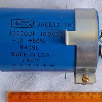 Кондензатор NIPPON CHEMI-CON 10000μF 100 VDC, снимка 1 - Друга електроника - 45144172