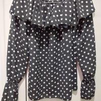 Блузка с паднали рамене, снимка 1 - Блузи с дълъг ръкав и пуловери - 45495152