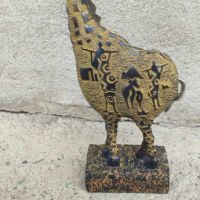 Статуетка, жираф, снимка 1 - Статуетки - 45693632