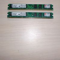 275.Ram DDR2 800 MHz,PC2-6400,2Gb,Kingston. Кит 2 броя. НОВ, снимка 1 - RAM памет - 45880798