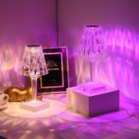 Декоративни кристални лампи на едро. 2 модела, снимка 2 - Настолни лампи - 44952589