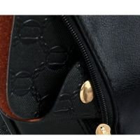 Комплект раница и 3 чантички / Цвят: Черен, снимка 4 - Раници - 45812778