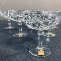 Чаши от оловен кристал 24% на Katharinen HutTe W. Germany., снимка 3 - Чаши - 45176353