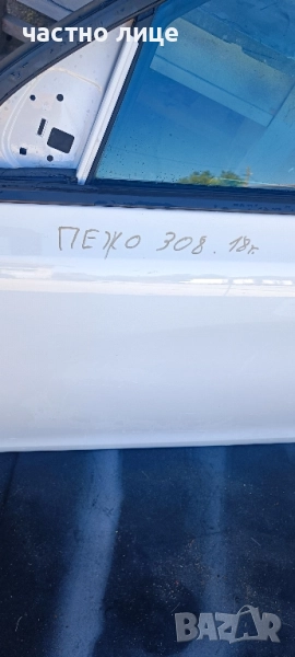 предна лява врата за Пежо 308,2018г, снимка 1