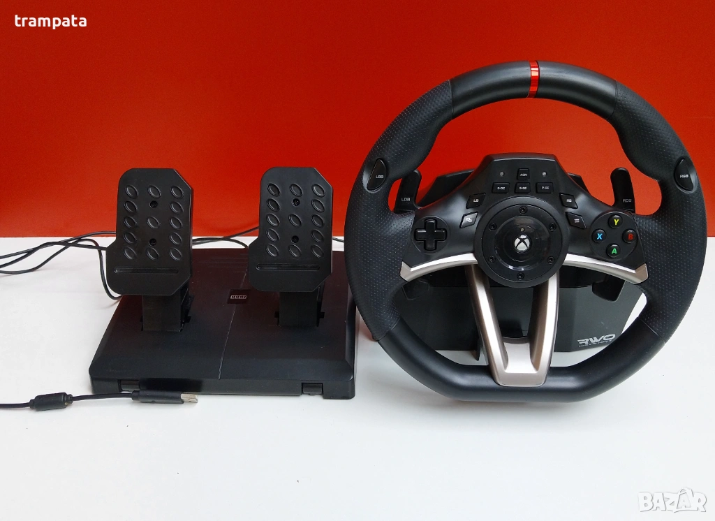 НАЙ ДОБРАТА ОФЕРТА Волан с педали за Xbox HORI RWO , снимка 1