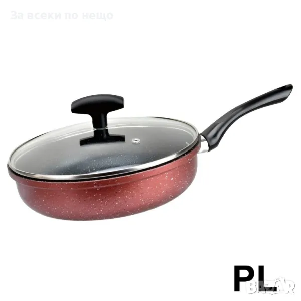 Дълбок тиган с капак Rosberg R51319G26CD – Качество и удобство в кухнята Код P431, снимка 1