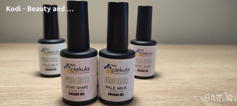 Euro Fiber gel Molekula Nails (изграждащ гел в бутилка) (Украйна), снимка 1