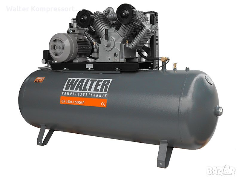 Въздушен компресор WALTER GK 1400-7,5/500 P, снимка 1