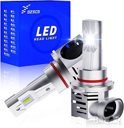 LED крушки за фарове 9005 HB3 50W, 6000LM, 6500K ., снимка 1