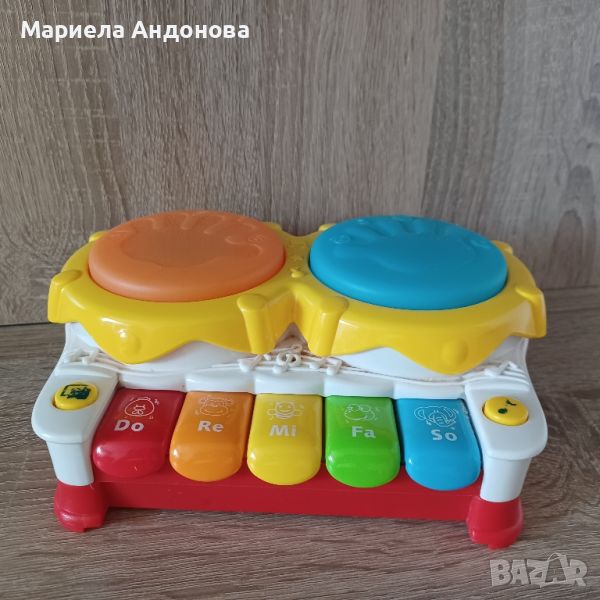 Музикална играчка 2в1 Пиано и Барабани, снимка 1