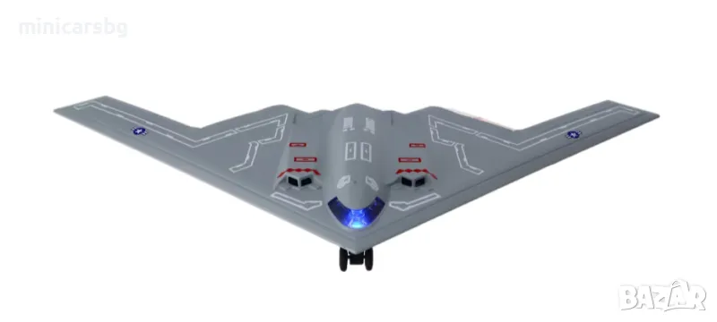 Метален боен невидим изтребител бомбардировач B-2 , снимка 1