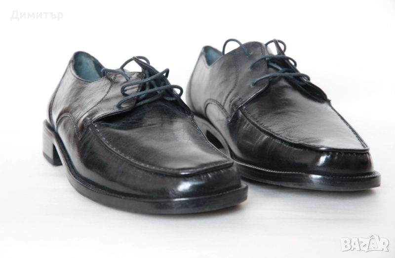 Нови мъжки черни обувки Don Carlos, снимка 1