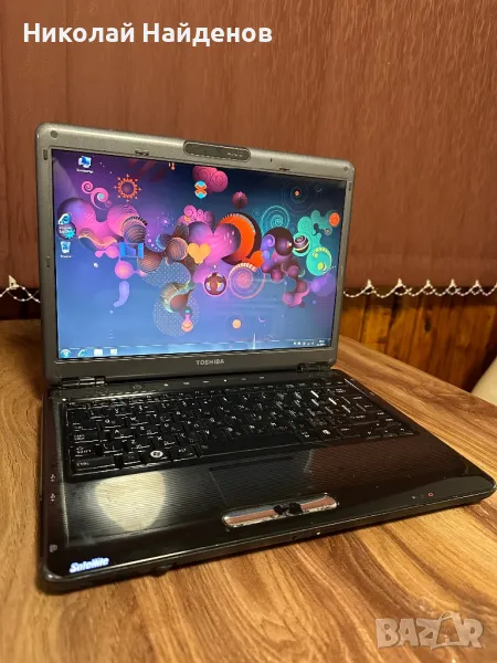 14’инча Toshiba Satellite- 320GB памет, 4GB Ram, intel 2x2Ghz, снимка 1