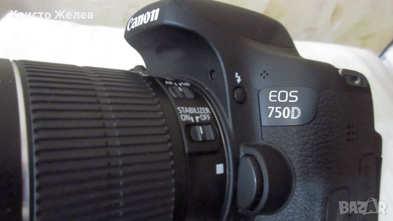 Canon 750D с обектив Canon EF-S 18-55mm 1:3.5-5.6 IS STM, снимка 1