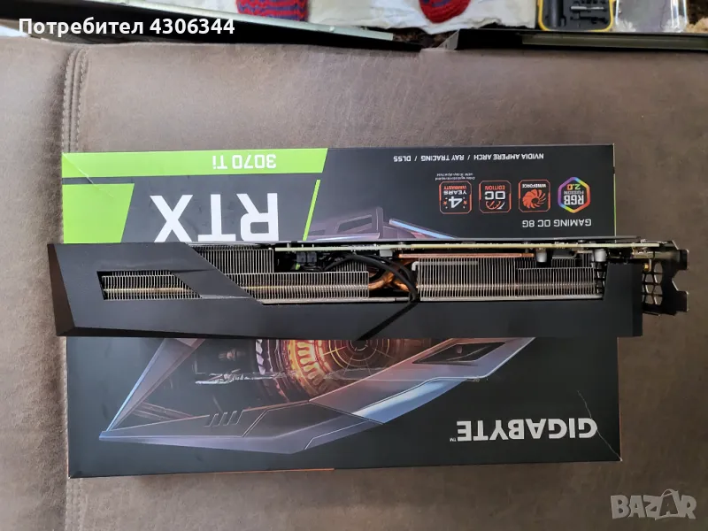 Gigabyte GeForce RTX 3070 Ti Gaming OC, снимка 1