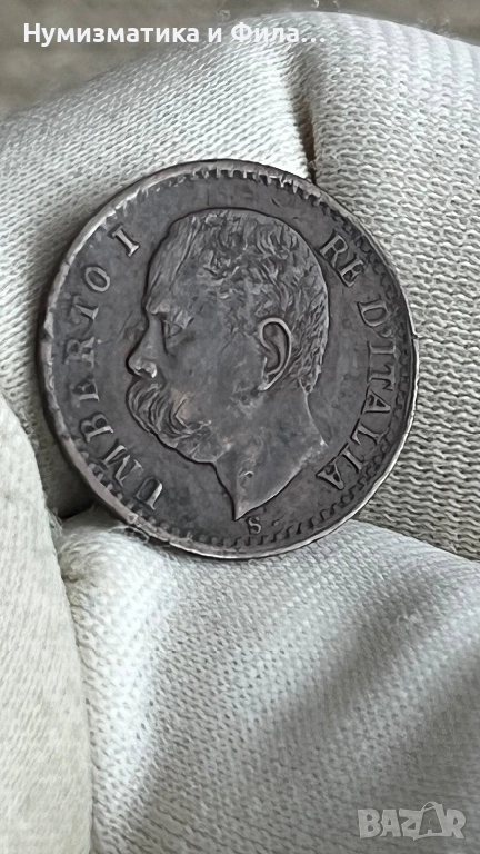 Монета 1 чентезимо 1900 година Италия, снимка 1