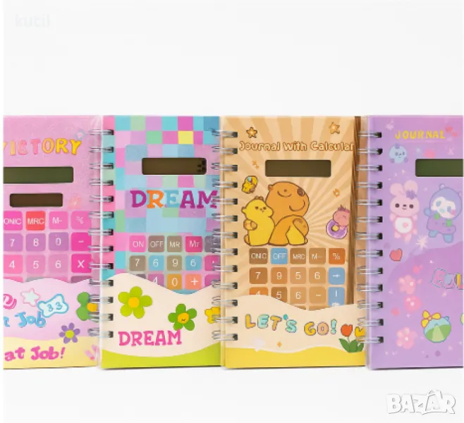 🔥САМО СЕГА!НАМАЛЕНИЕ НА ПОСЛЕДНИ БРОЙКИ🔥  🔥ТЕФТЕР С ВГРАДЕН КАЛКУЛАТОР🔥  🔥ПРОМО ЦЕНА 18.99 лв🔥, снимка 1