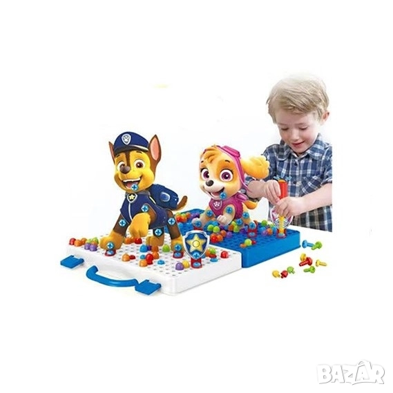 3D конструктор/ мозайка с винтоверт, снимка 1