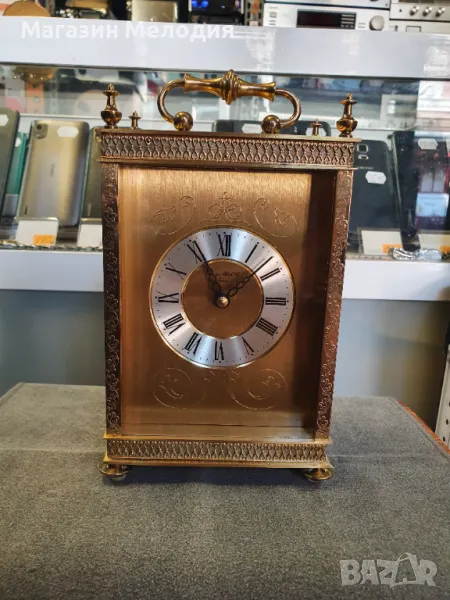 Каретен часовник London Clock Co Quartz В отлично техническо и визуално състояние., снимка 1