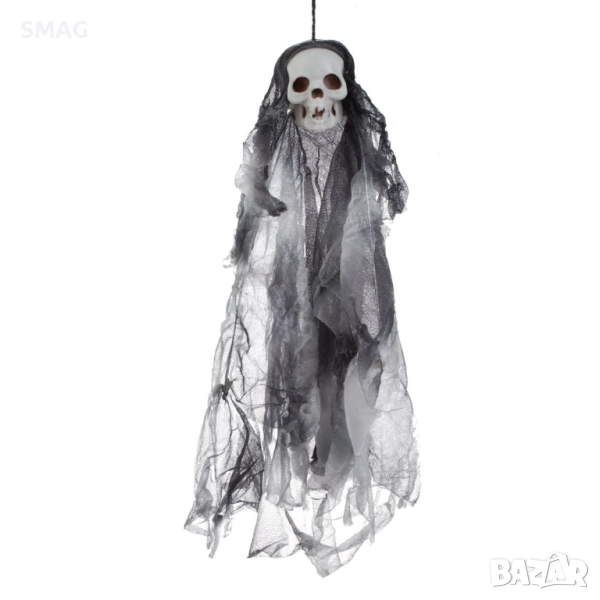 Halloween / Хелоуин висящ скелет с плат – декорация_1244365, снимка 1