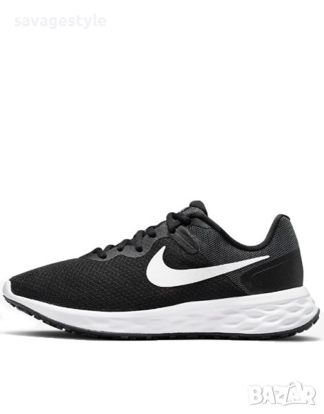 Унисекс маратонки NIKE Revolution 6 Next Nature Shoes Black/White W, снимка 1