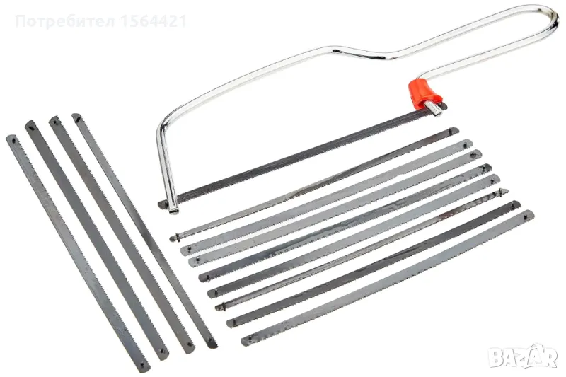 мини трион, лък за прецизно рязане Perel-Белгия, 12 остриета, снимка 1