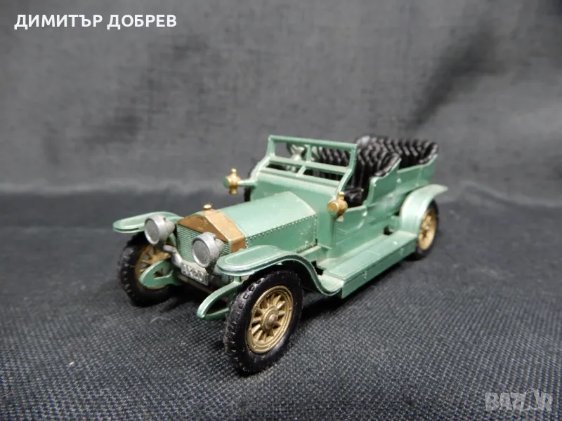 СТАРА РЕТРО МЕТАЛНА КОЛИЧКА ROLLS ROYCE MATCHBOX MOY ENGLAND, снимка 1