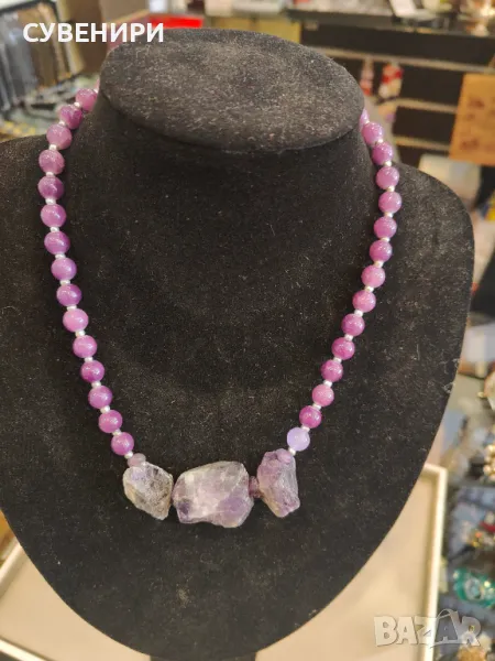 Колие от аметист , снимка 1