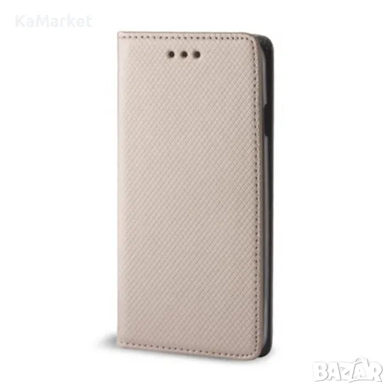 Калъф тефтер флип bSmart Magnet Book страничен, За Xiaomi 14T Pro, Златист, снимка 1