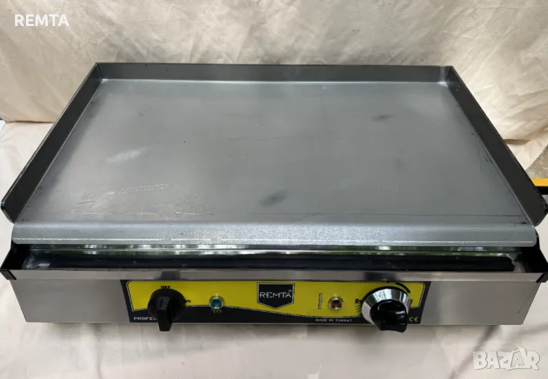 Професионална Електрическа Скарa Стоманена Плоча Гладкa , 70 См, снимка 1