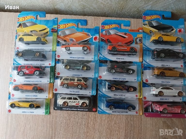 jdm hot wheels колички мащаб 1:64, снимка 1