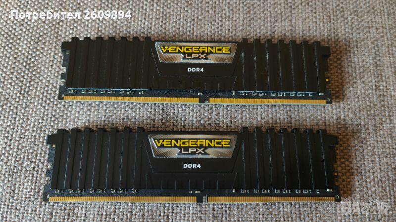 Corsair Vengeance LPX DDR4 16GB (2x8) 3200MHz RAM, снимка 1