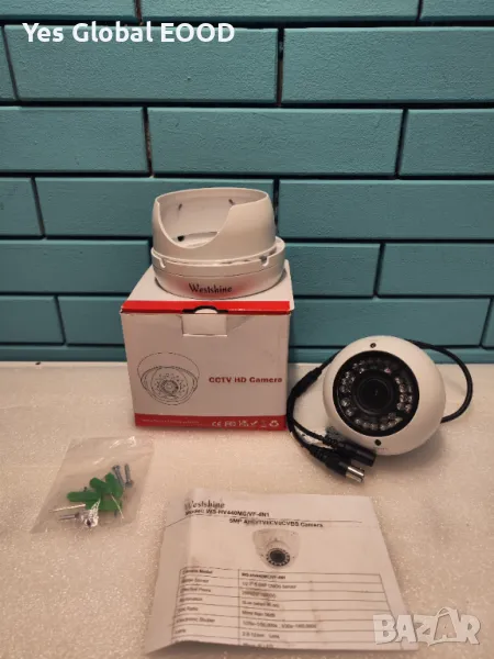WESTSHINE 5MP Сигурностна AHD Камера, 2.7mm-13.5mm Варифокален Обектив, снимка 1