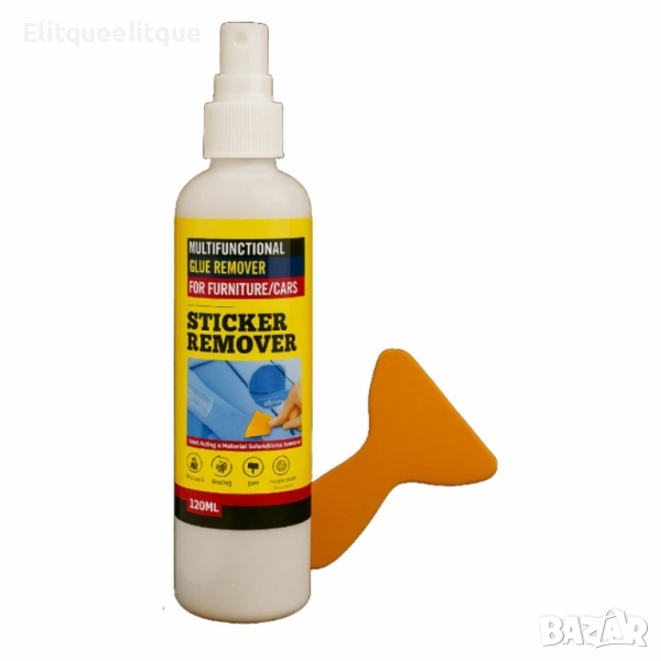 Премахващ спрей за стикери и лепила с инструмент за стъргане – 120мл, снимка 1