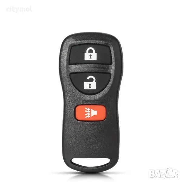 Кутийка за дистанционно с 3 бутона за NISSAN&INFINITI Xterra Titan Armada Frontier Quest FX35 FX45 , снимка 1
