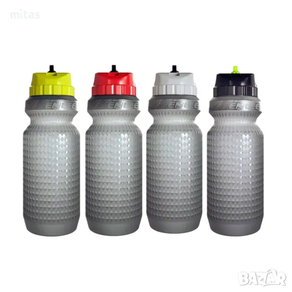 Бутилка за вода за велосипед, Бидон за колело, PVC, 4-ри цвята, 650ml, снимка 1