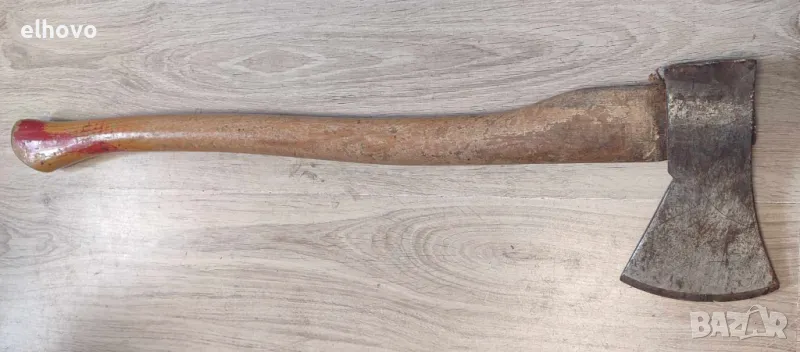 Стара брадва с дълга дръжка#36, снимка 1