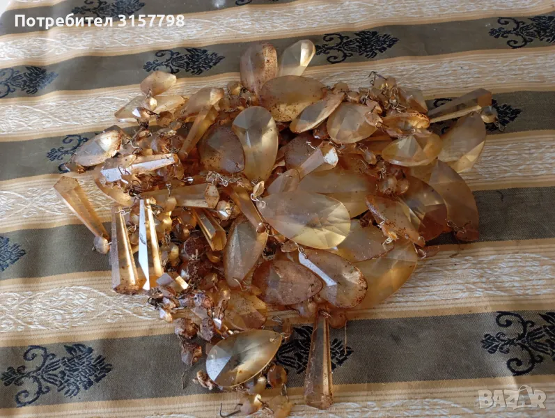 Лот кристални висулки за лампа,полилей, снимка 1