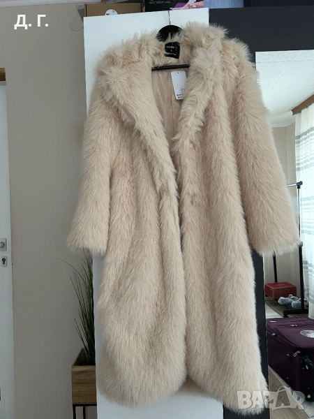 Палто с косъм, снимка 1