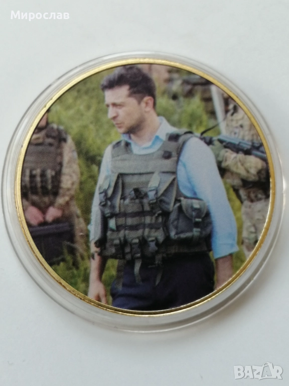 Сувенирни плакети с лика на Володимир Зеленски, снимка 1