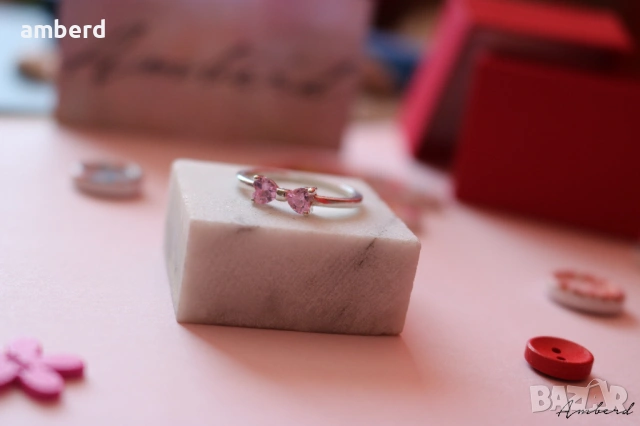 Сребърен пръстен - модел R070, снимка 3 - Пръстени - 53614686